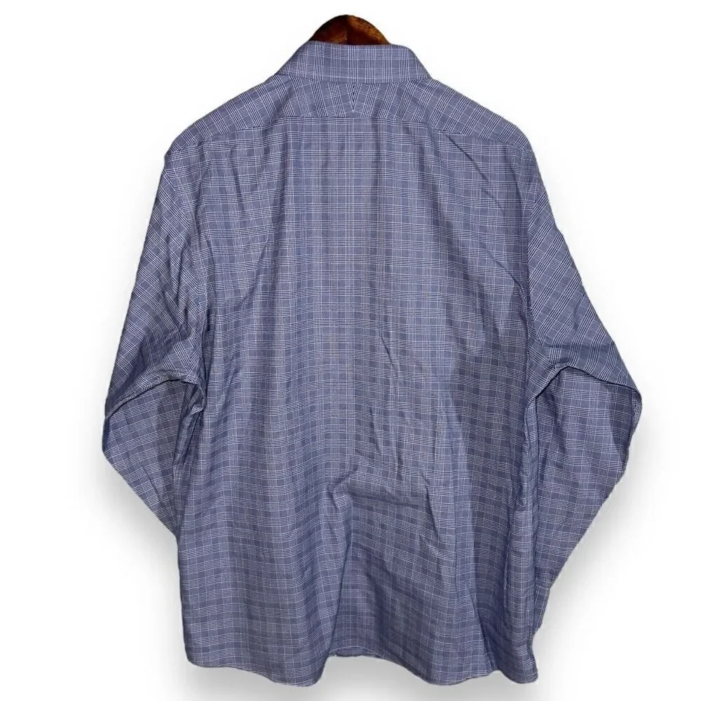 Brooks Brothers Navy Non-Iron Dress Shirt XL 17 33